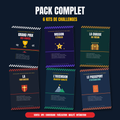Pack complet 6 kits de challenges